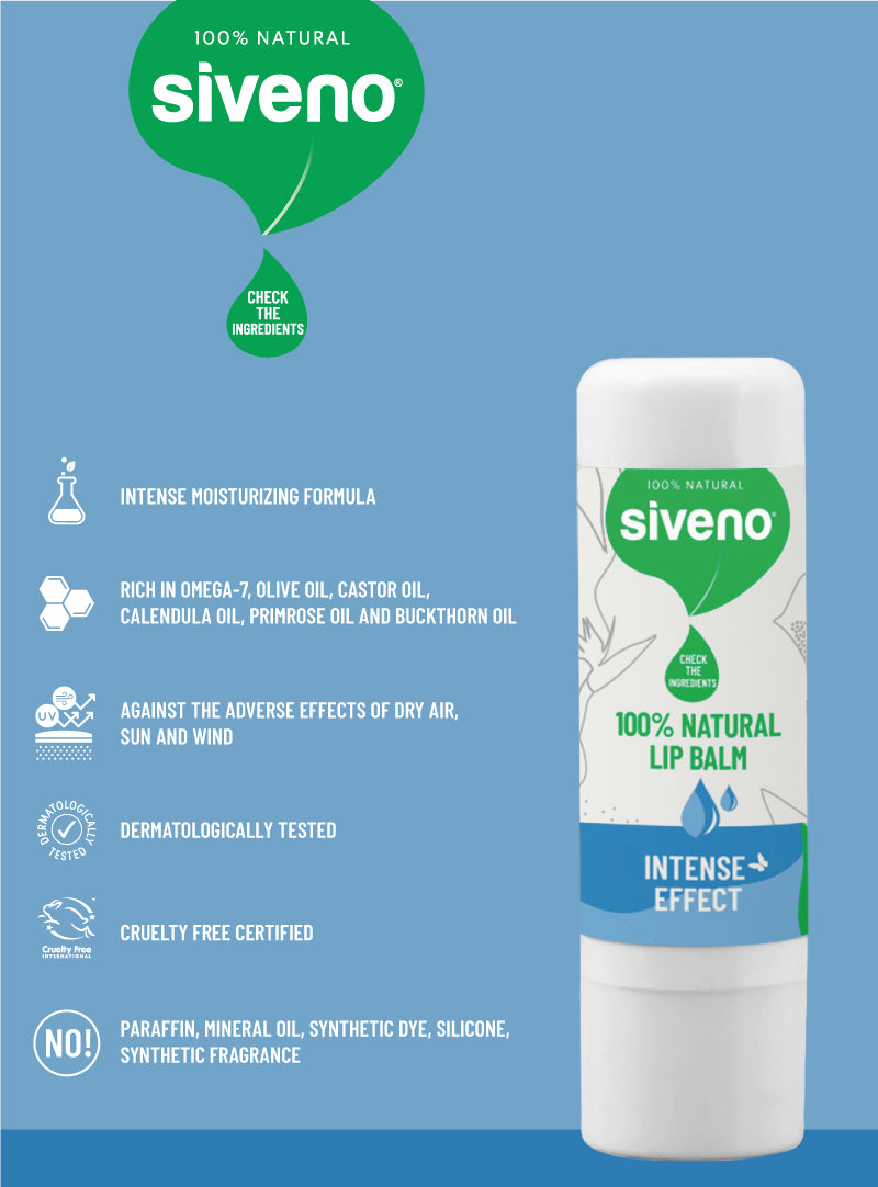 Siveno 100% Natural Lip Balm – Intensive Care 6g
