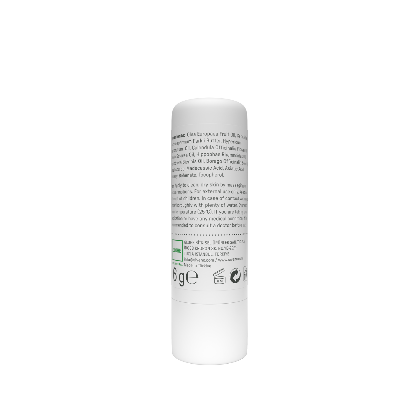 Siveno 100% Natural Super Stick Instant Sooting & Reparing 6g