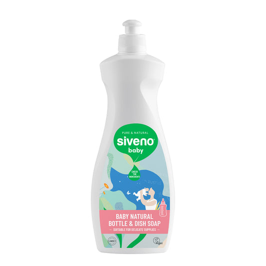 Siveno 100% Natural Baby Bottle & Dish Soap 500 ml