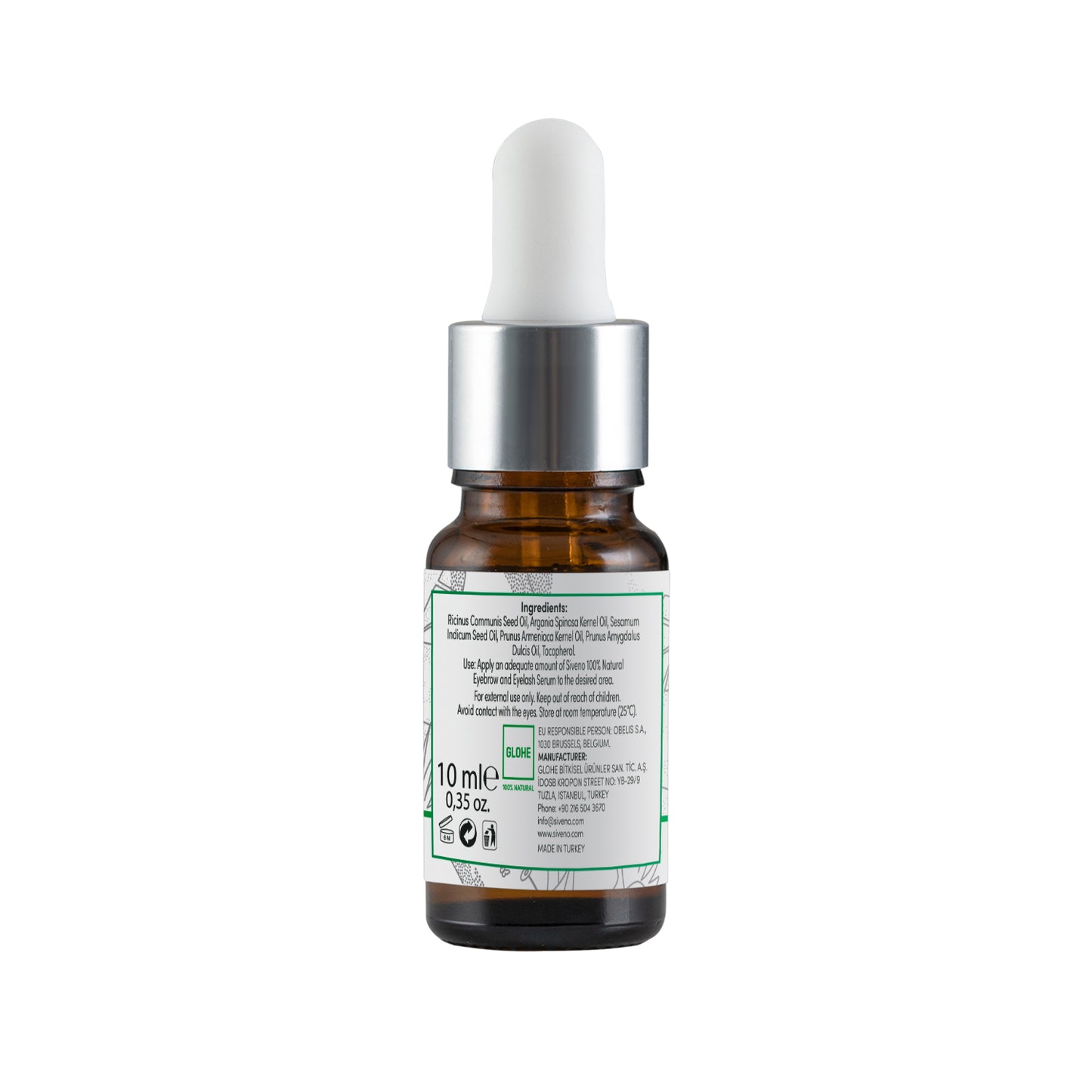 Siveno 100% Natural Eyebrow & Eyelash Serum