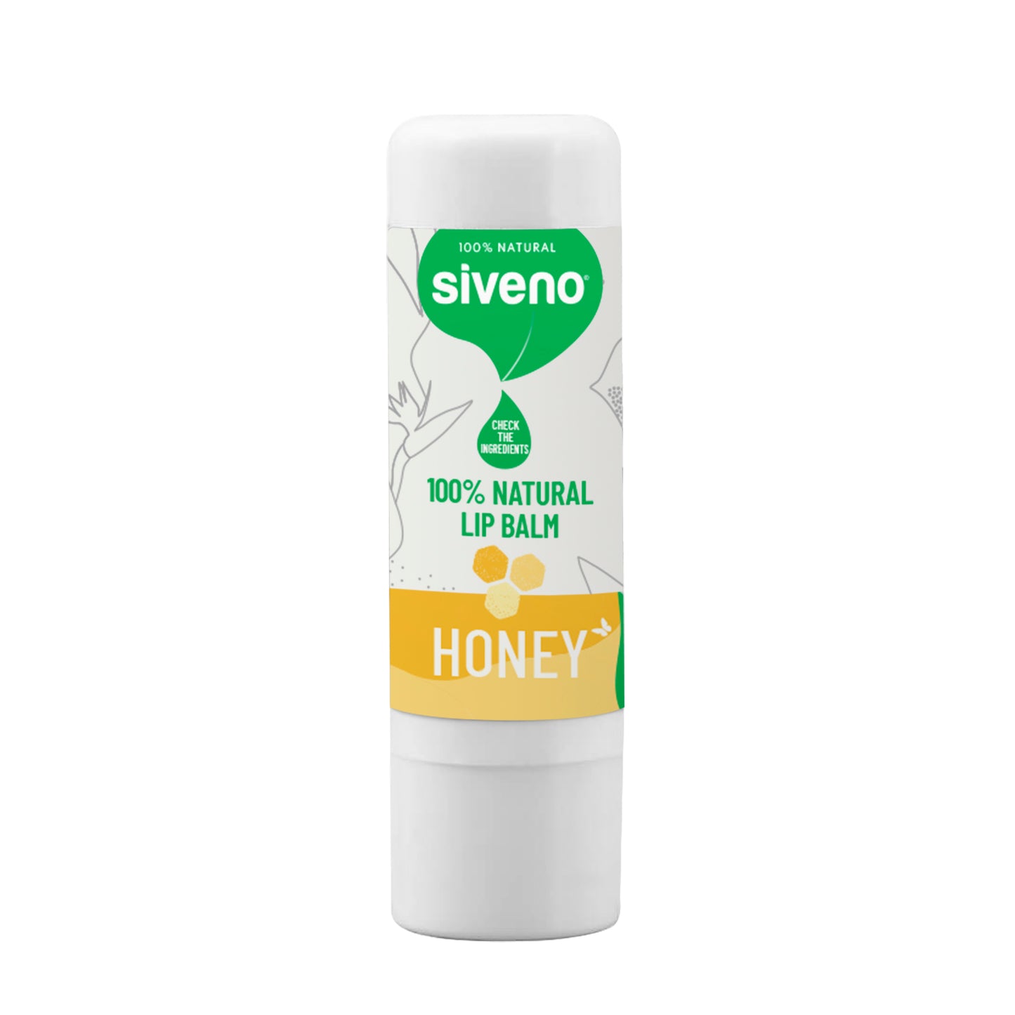 Siveno 100% Natural Lip Balm - Honey 6g