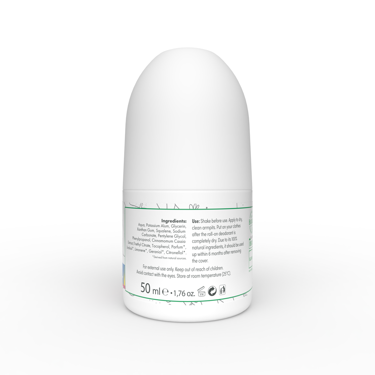 Siveno 100% Natural Roll-On WOMEN 50ml