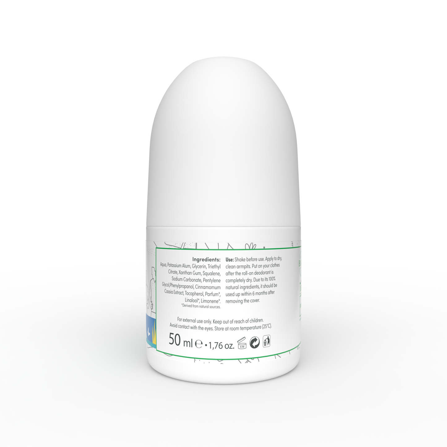 Siveno 100% Natural Roll-On SPORTIVE 50ml