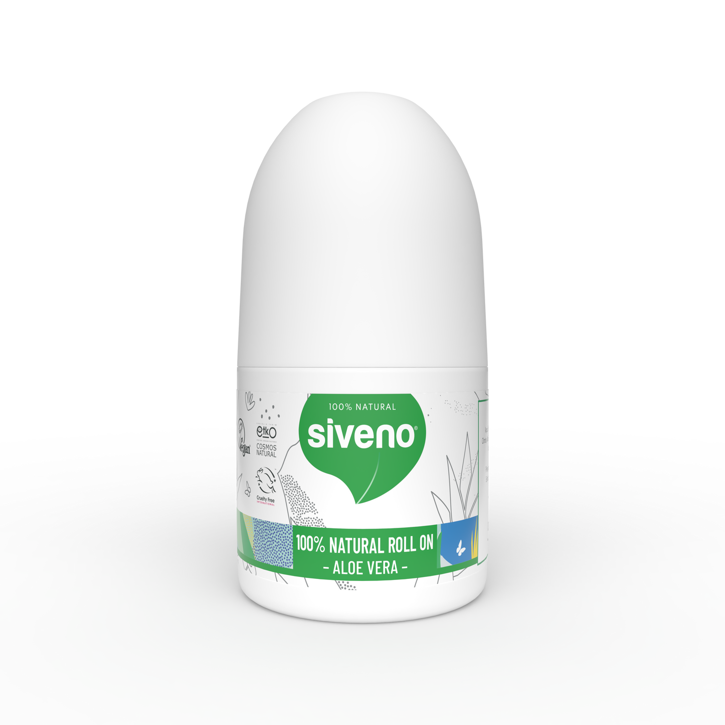 Siveno 100% Natural Roll-On Refreshing ALOE VERA 50ml