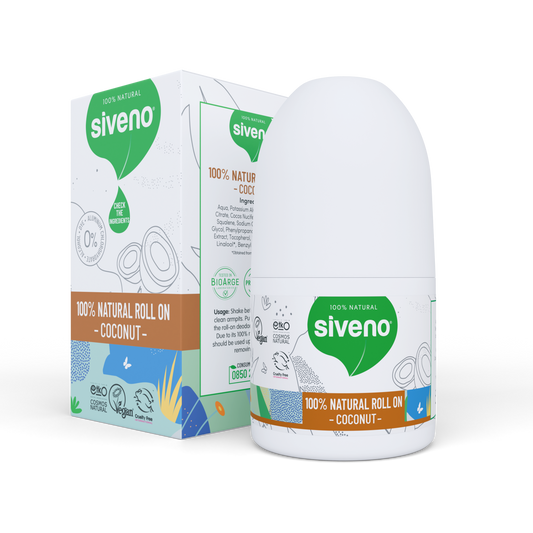 Siveno 100% Natural Roll-On Nourishing Coconut 50ml