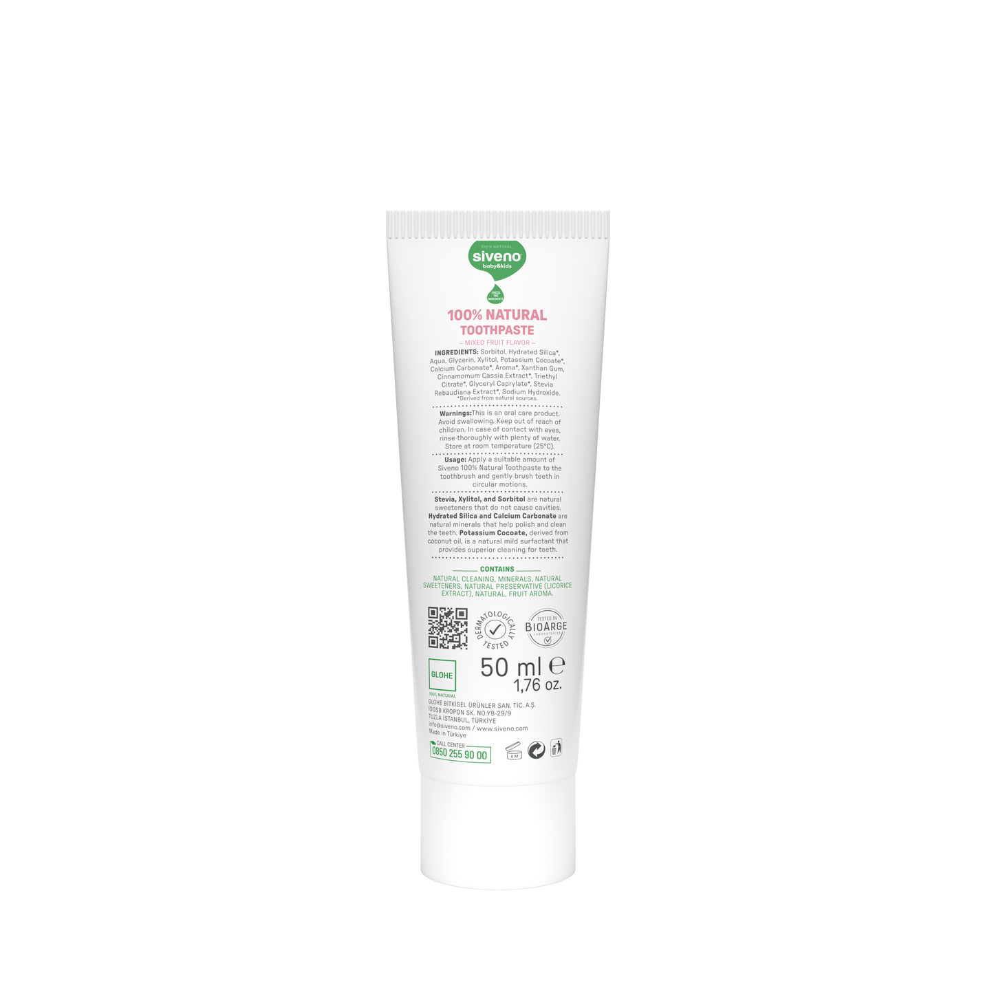 Siveno 100% Natural Baby & Kids Toothpaste 50ml