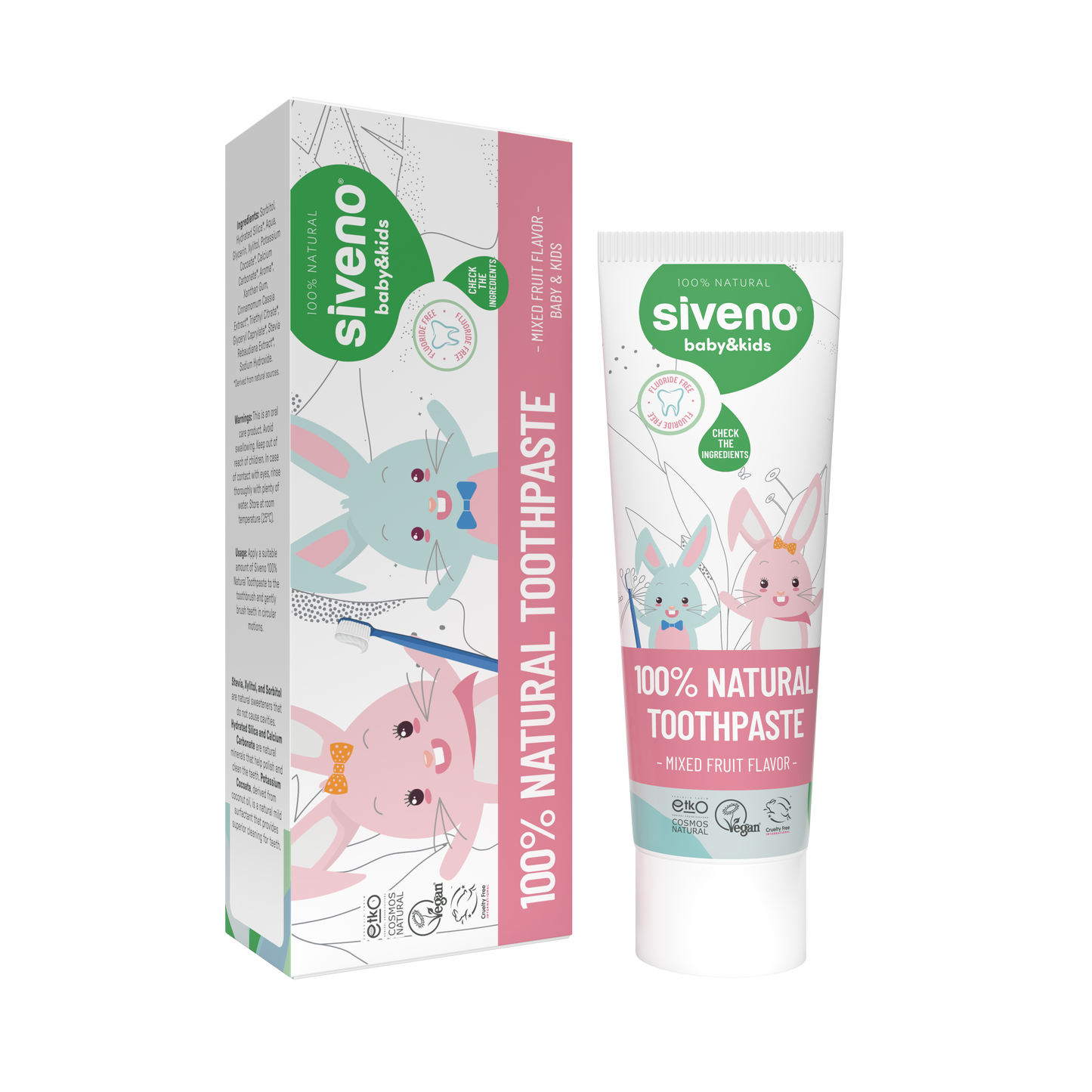 Siveno 100% Natural Baby & Kids Toothpaste 50ml