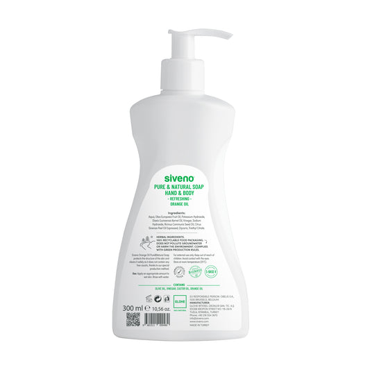 Siveno 100% Natural Orange Oil Pure Soap 300ml