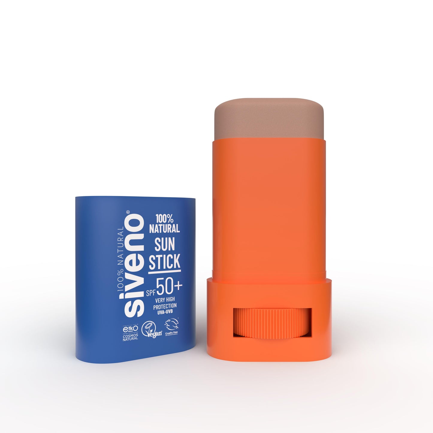 Siveno 100% Natural Sun Stick Uva & Uvb Protection, SPF 50+  15gr